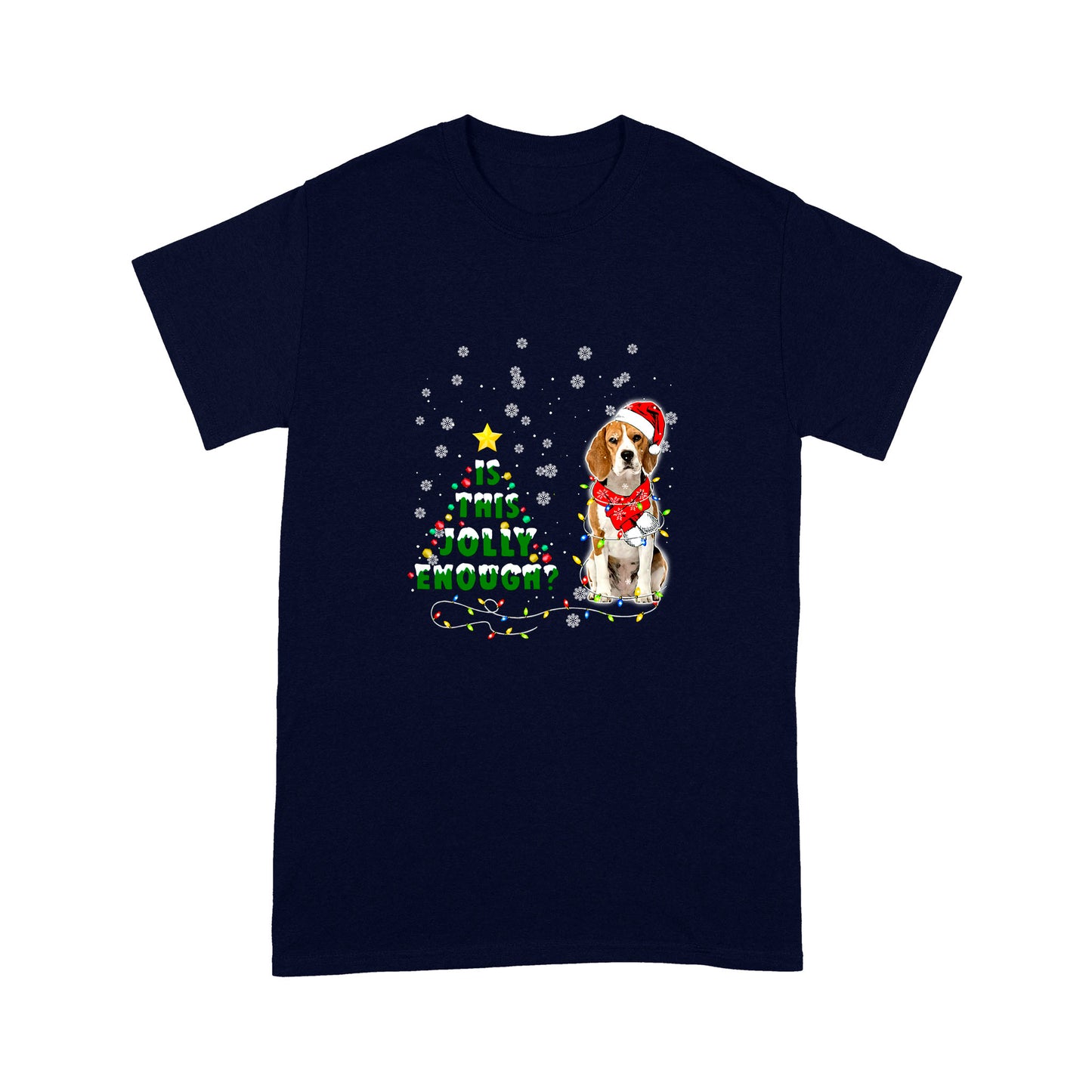 Dog Merry Christmas Standard T-shirt HG