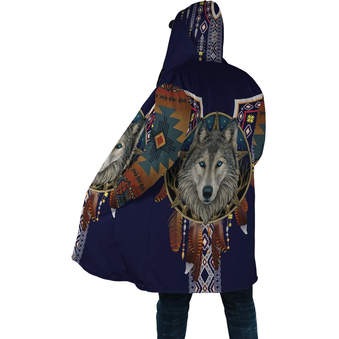 Wolf Native American 3D All Over Printed Unisex Shirts