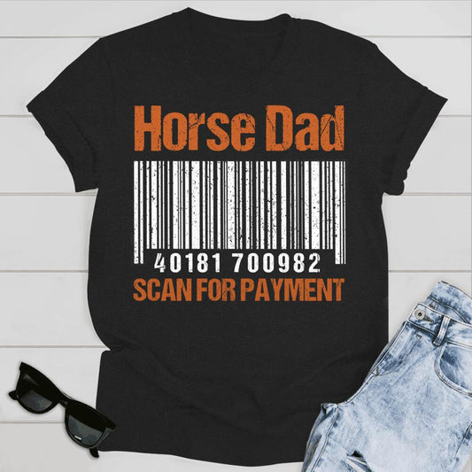 Personalized T-shirt Horse Dad - Amazing Gift For Father's Day
