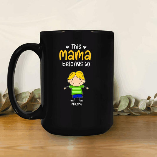 This Mama Belongs To Personalized Mug Mother's Day