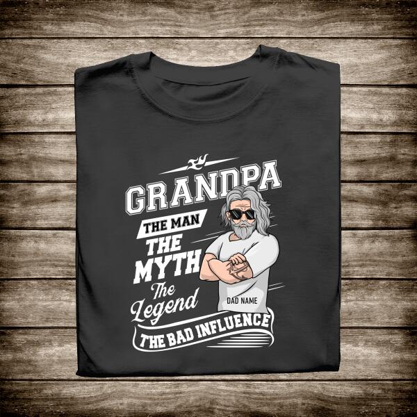 I Keep All My Dad Jokes In A Dad A Base Personalized T-Shirt - Amazing Gift For Father's Day