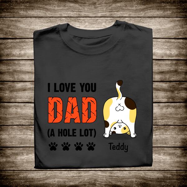 Personalized T-shirt Best Cat Dad Ever Just Ask Father's