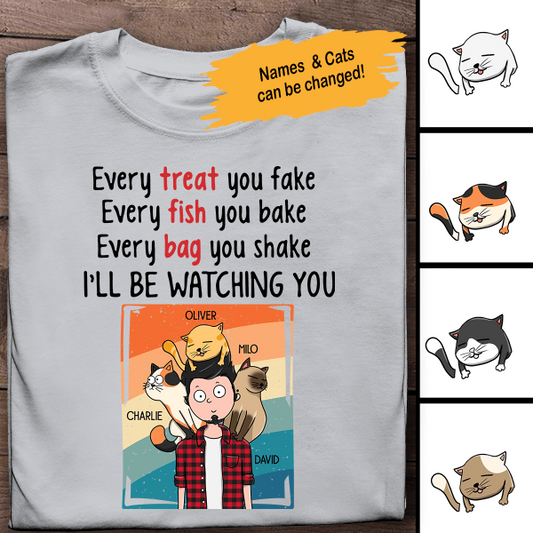 Every Fish You Bake, Personalized Gifts for Dad and Cat Lovers