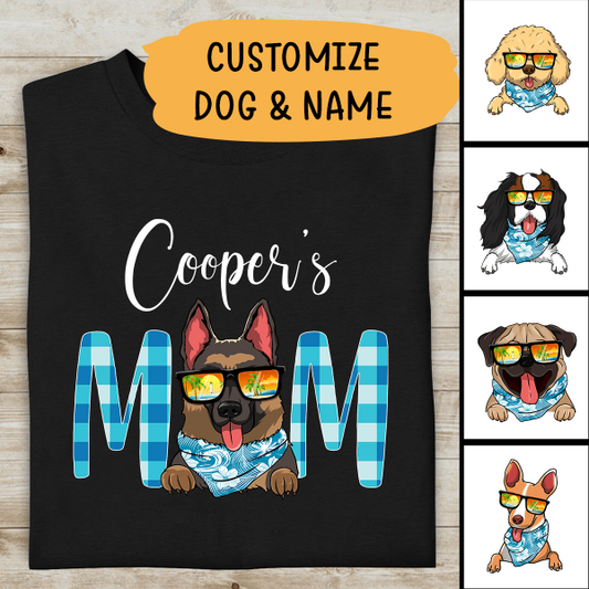Beautiful Personalized T-shirt For Dog Mom Special Version