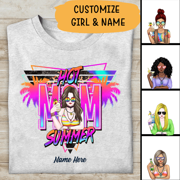 Hot Mom Summer Personalized T-shirt Amazing Gift For You Hippie Style