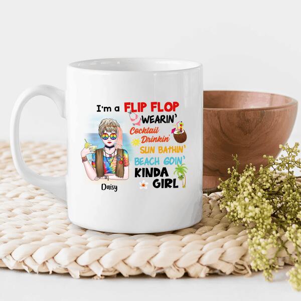 I Am A Flip Flop Personalzied T-shirt For Girl Amazing Gift For Friends