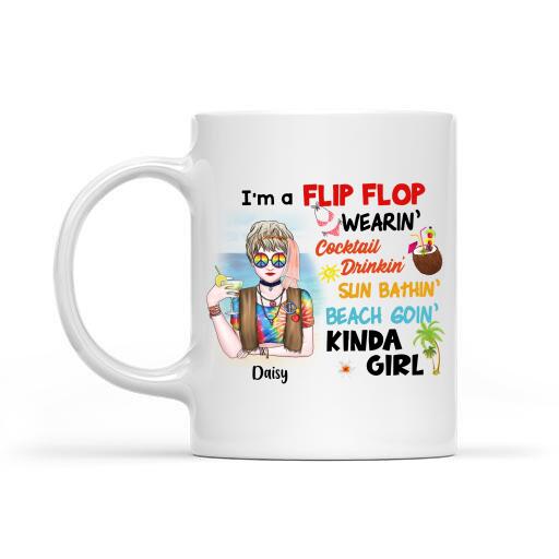 I Am A Flip Flop Personalzied T-shirt For Girl Amazing Gift For Friends