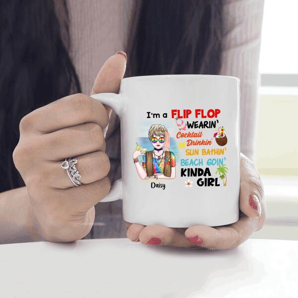 I Am A Flip Flop Personalzied T-shirt For Girl Amazing Gift For Friends