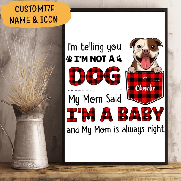Telling You I Am Not A Dog Personalized T-shirt For Dog Lovers Amazing Gift For You Friends