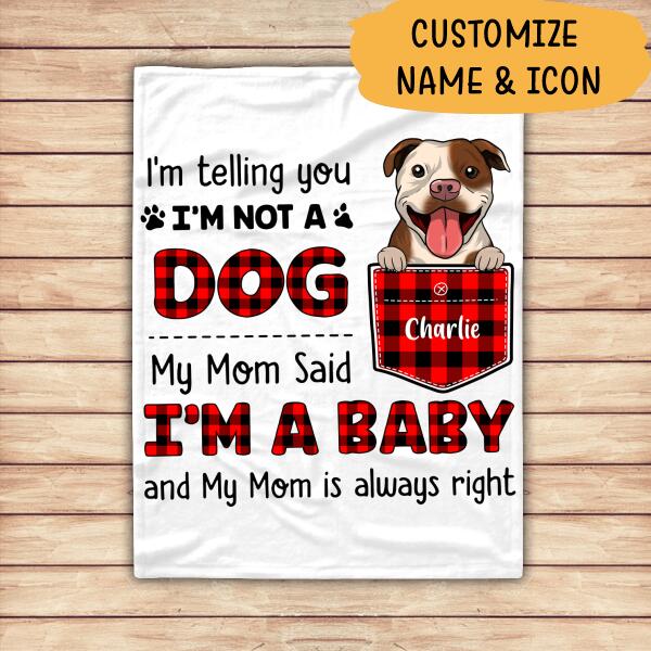 Telling You I Am Not A Dog Personalized T-shirt For Dog Lovers Amazing Gift For You Friends
