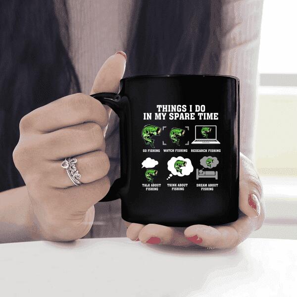Thing I Do In My Spare Time Personalized T-Shirt, Mug,  Best Gifts For Friends And Fishing Lovers