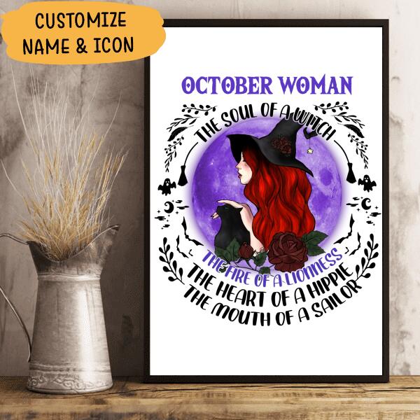 Halloween T-shirt The Soul Of A Witch Personalzied Personalized Item Special Gift For You Friends
