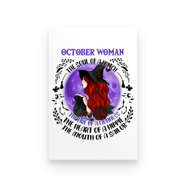 Halloween T-shirt The Soul Of A Witch Personalzied Personalized Item Special Gift For You Friends