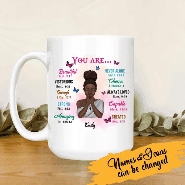 You Are Beautiful Never Alone Victorious Personalized T-shirt Amazing Gift For Girl Friends Poster Mug