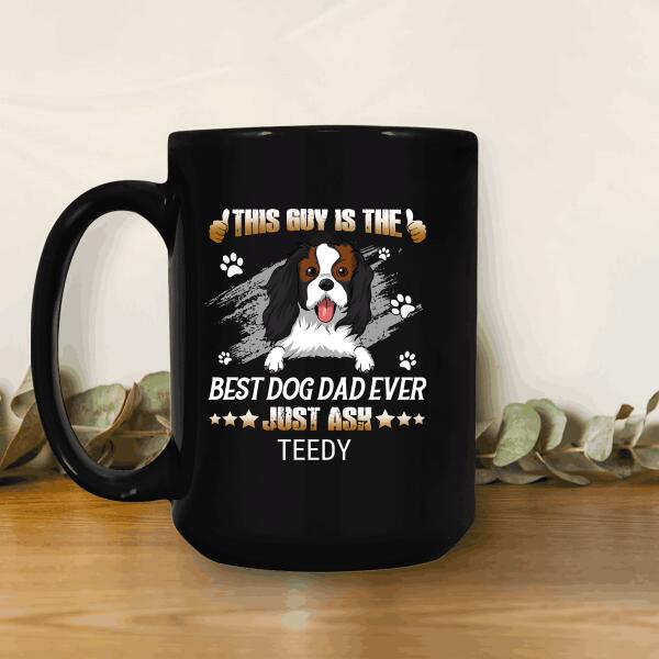 Best Dog Dad Ever Personalized Mug, Gift for Dog Lovers