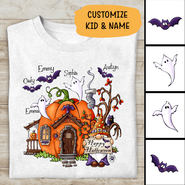 Grandma Halloween Special Personalized T-shirt For Grandma Mama