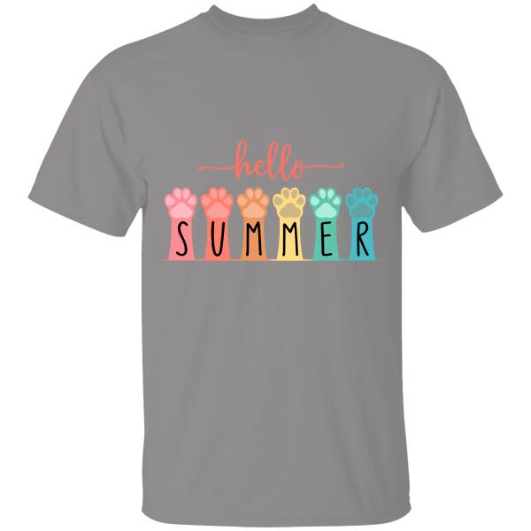 Hello Summer Special Amazing Shirt For Dog Lover Paw Full 4 Seasons To Choose