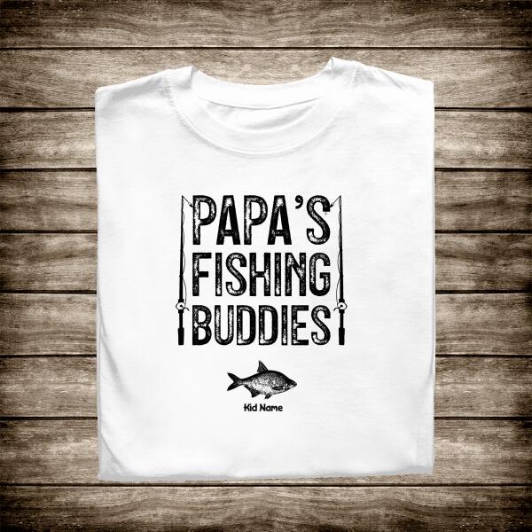 Personalized T-shirt Papa's Fishing - Amazing gift for Father's day