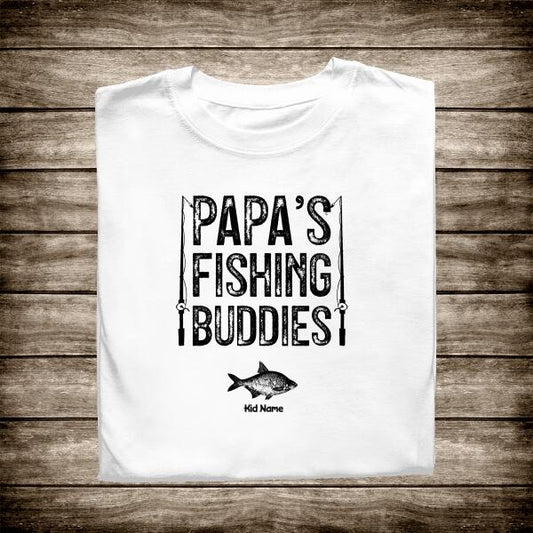 Personalized T-shirt Papa's Fishing - Amazing gift for Father's day