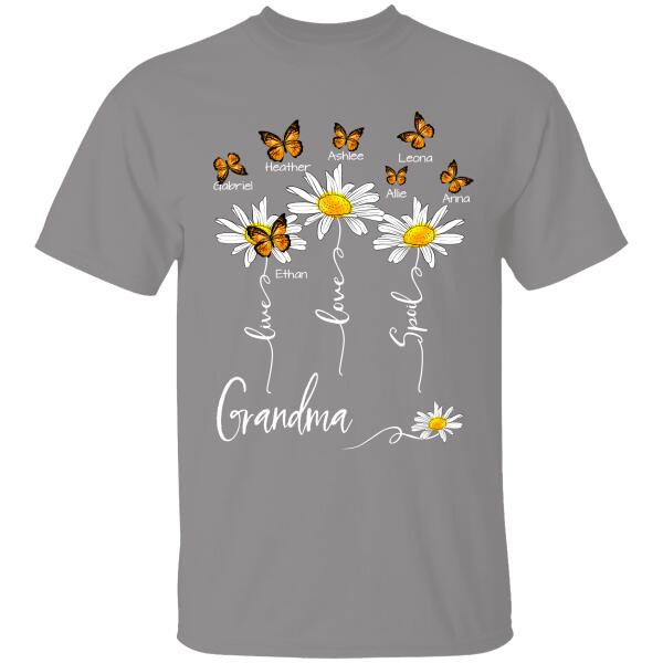 Live Love Spoil Grandma Personalized T-shirt Best Gift For Mama Gigi