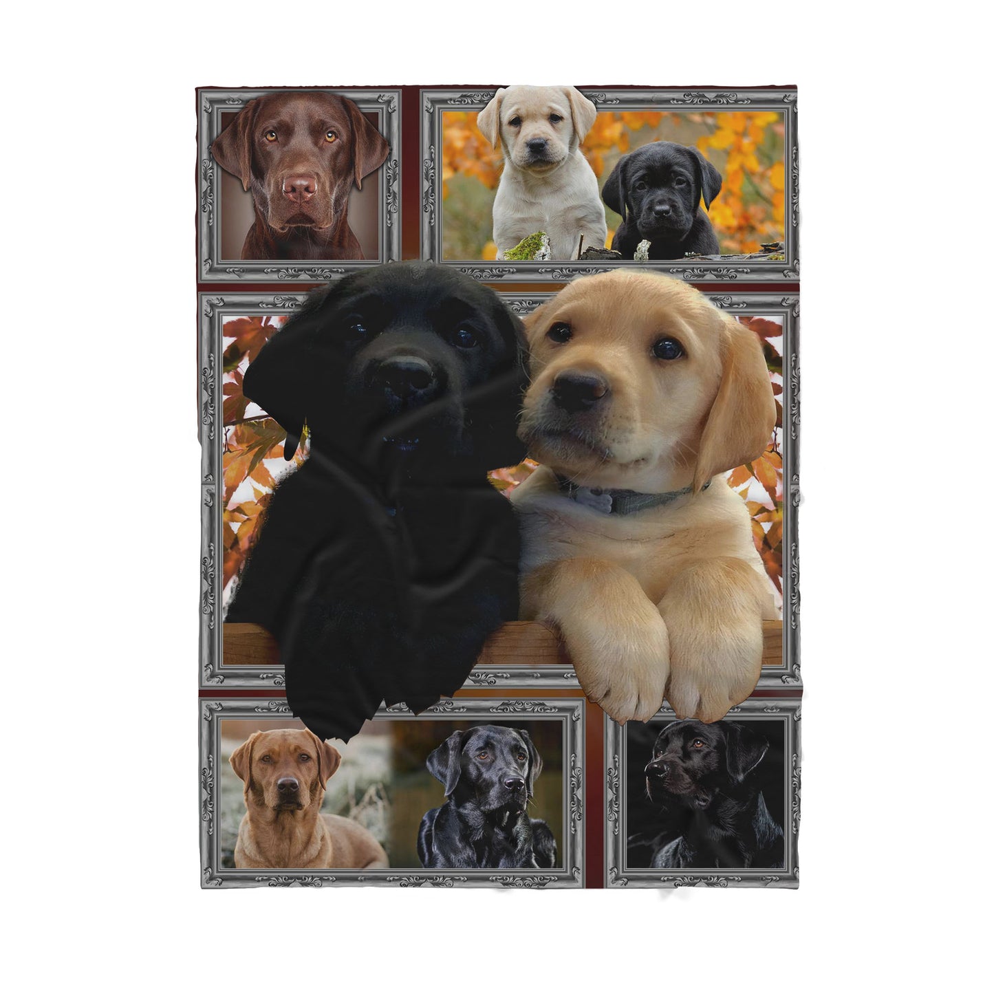 Custom Blanket Labrador - Best gift for Dog Lover - Sherpa Blanket DL