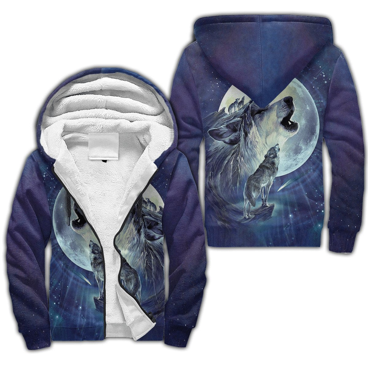 Wolf 3D All Over Printed Unisex Shirts