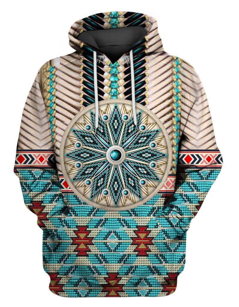 Blue Mandala 3D All Over Printed Unisex Shirts