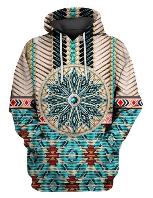 Blue Mandala 3D All Over Printed Unisex Shirts