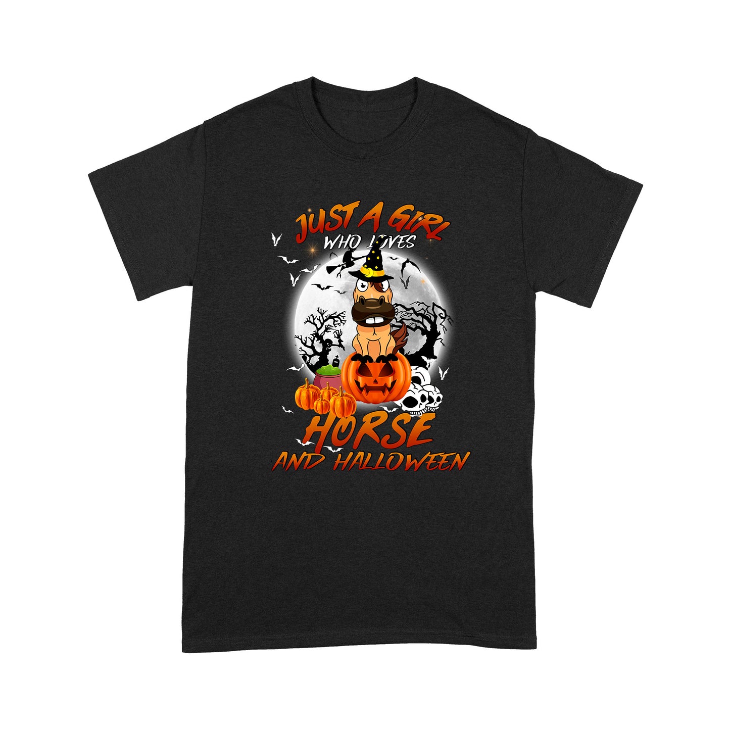 Horse and Halloween Standard T-shirt CB
