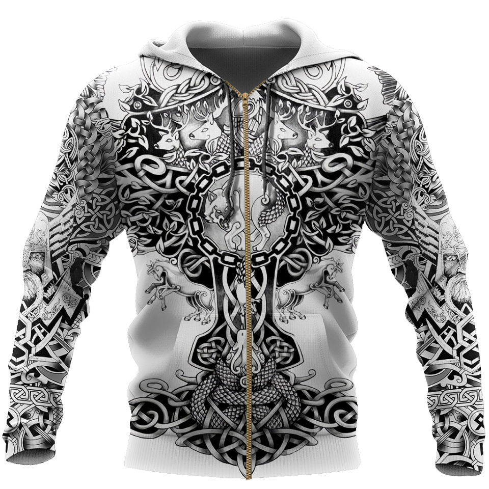 3D All Over Printed Sons Of Vikings Hoodie - Amaze Style™-Apparel