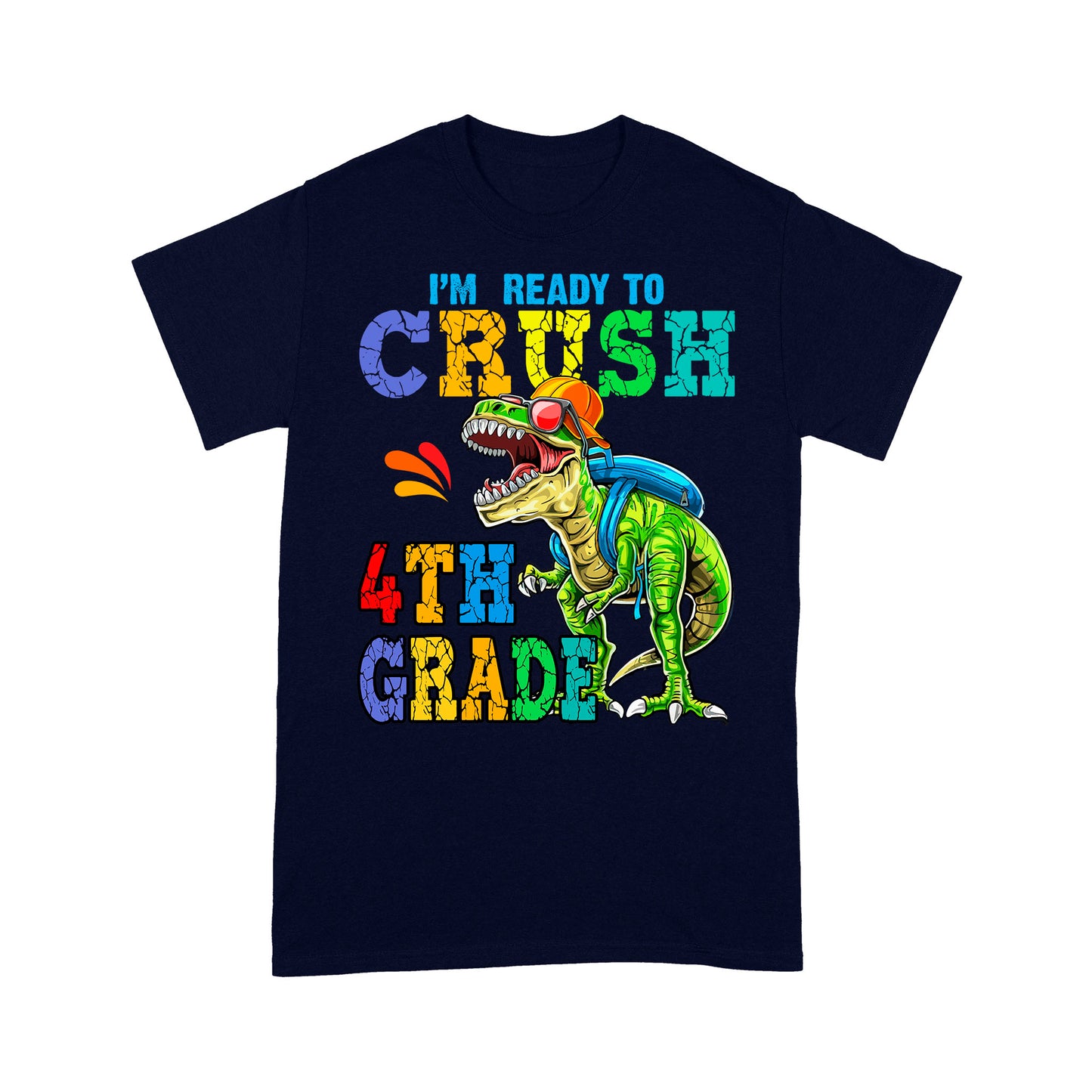 Personalized Custom Back To School Shirt, Ready To Crush 4th Grade, Back To School Gift
