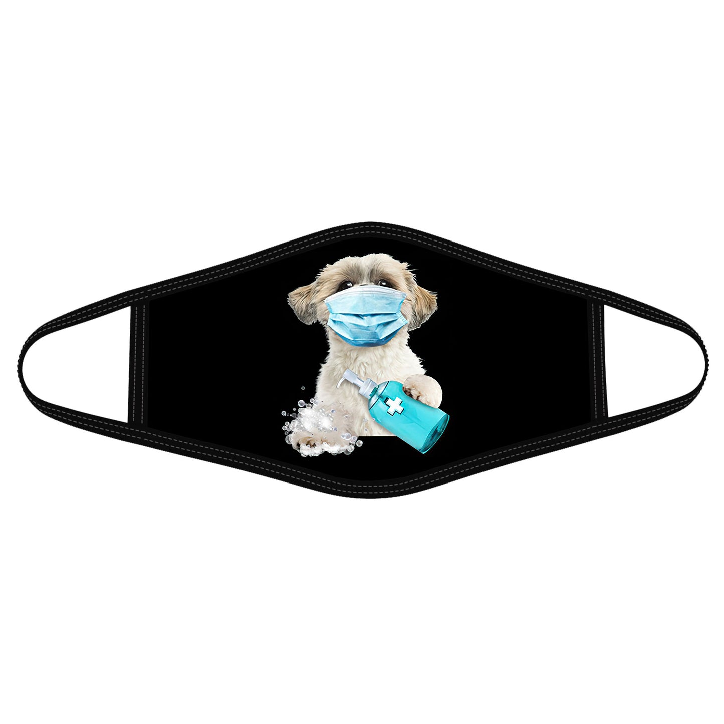 Dog Mask Maltese-Face Mask-Wash Mask - Face Mask CB