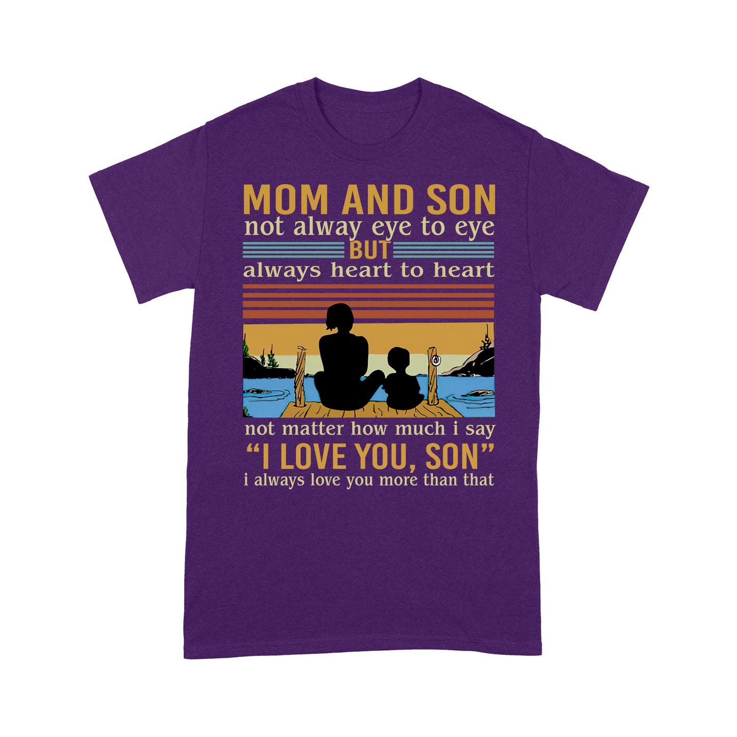 Mom And Son Not Alway Eye To Eye Standard T-shirt