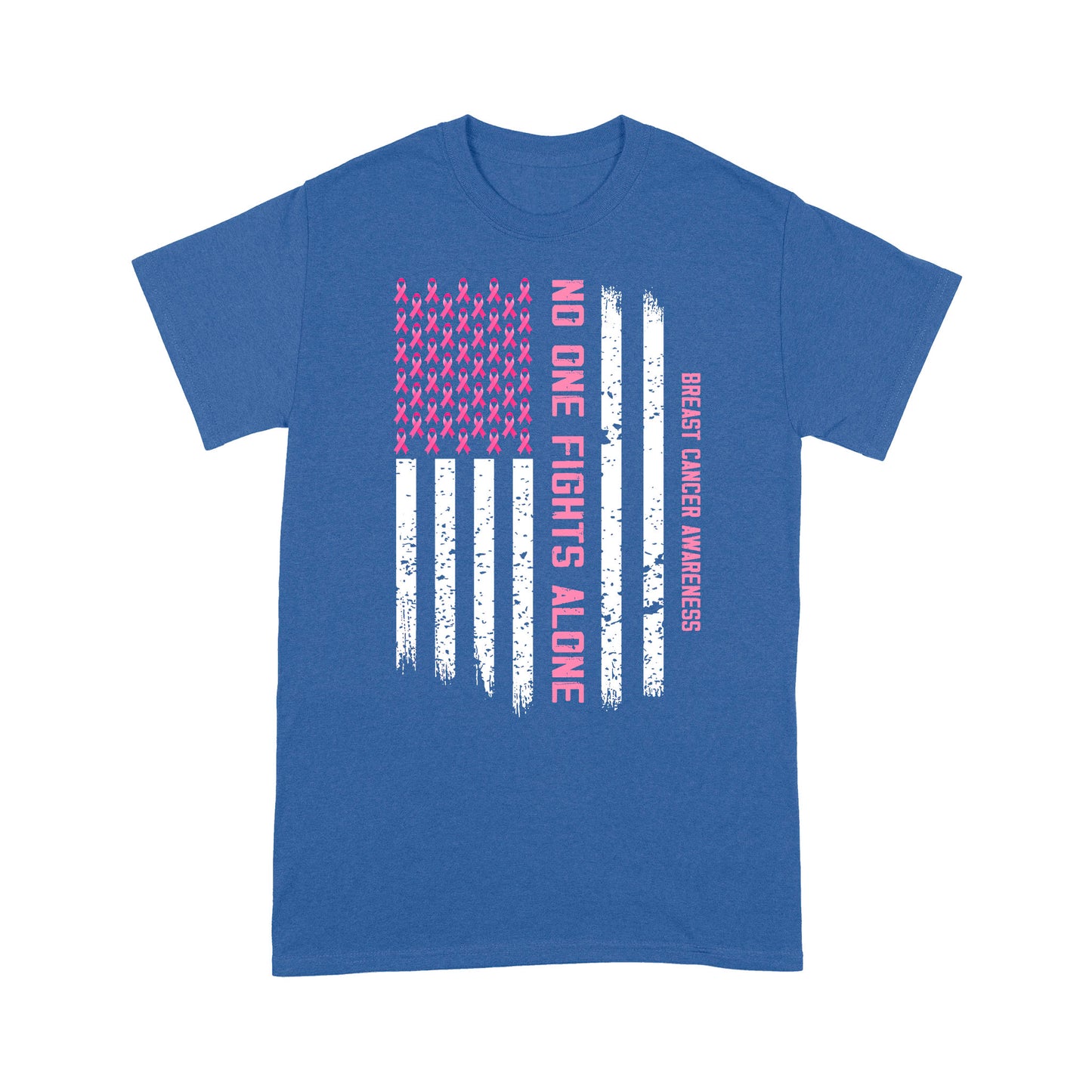 Breast Cancer Awareness No One Fights Alone Classic T-Shirt