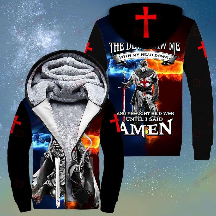 Until I Said Amen Knight Templar 3D All Over Printed Shirts For Men and Women TA063001