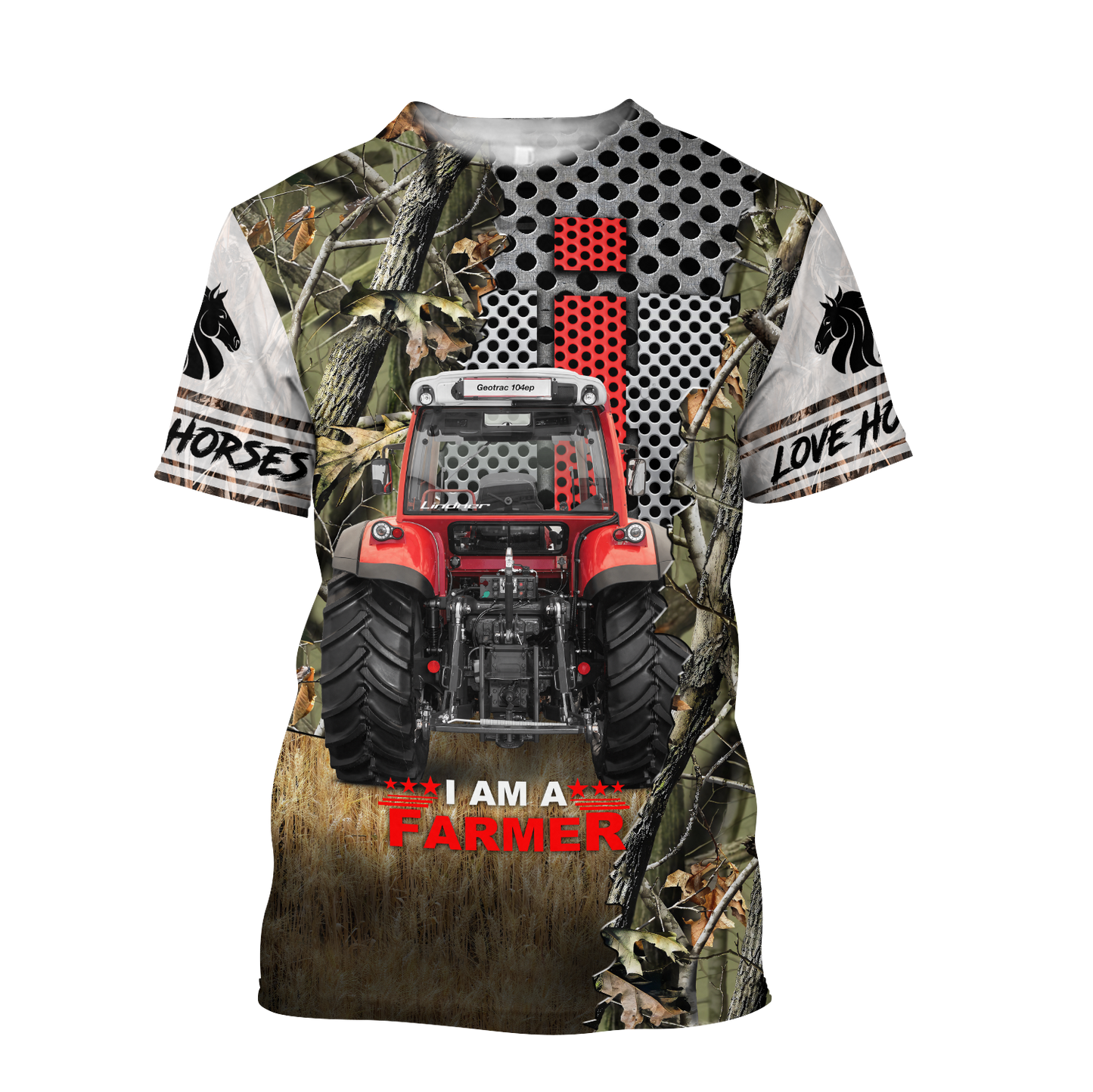 All Over Printed Farmer Tractor Hoodie MEI09222003-MEI