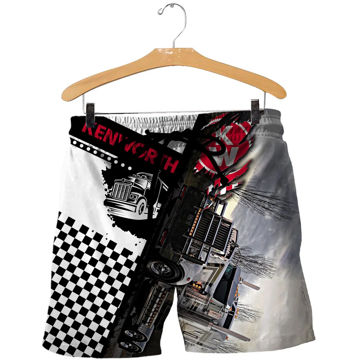 BEAUTIFUL KW TRUCK 3D ALL OVER PRINTED SHIRTS AND SHORT FOR MAN AND WOMEN PL12032009 - Amaze Style™-Apparel