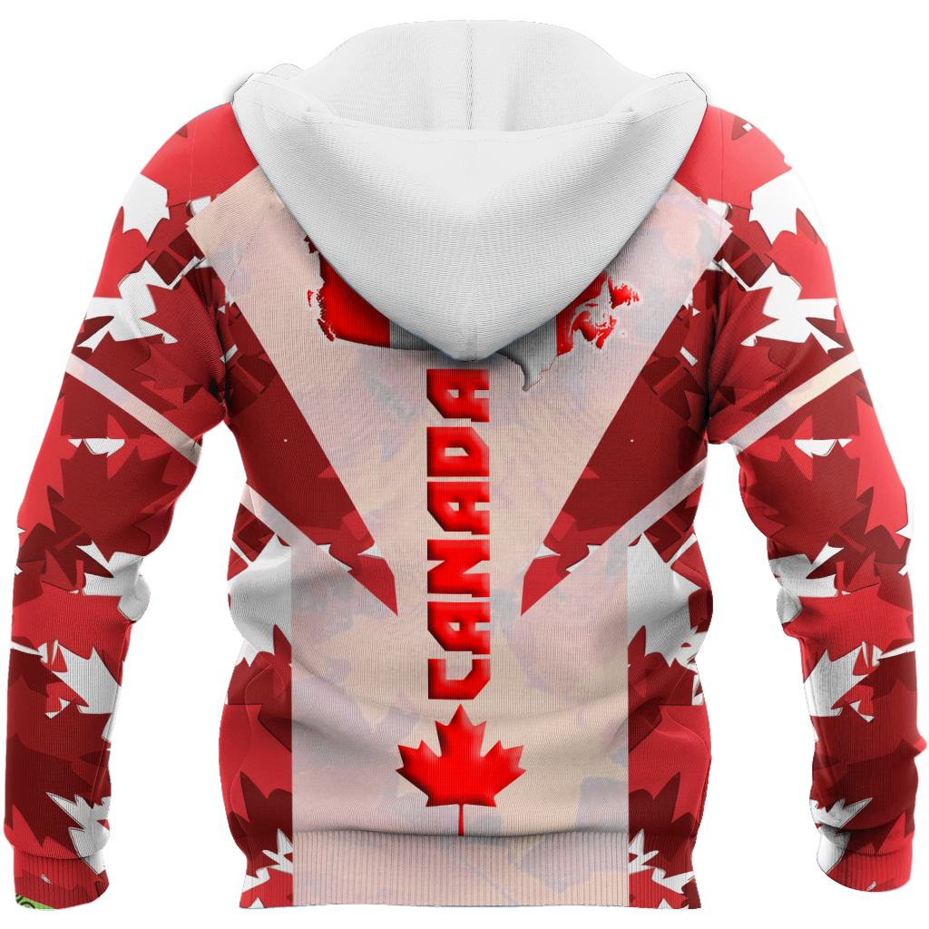Canada 3dall over printed maple leaf generation