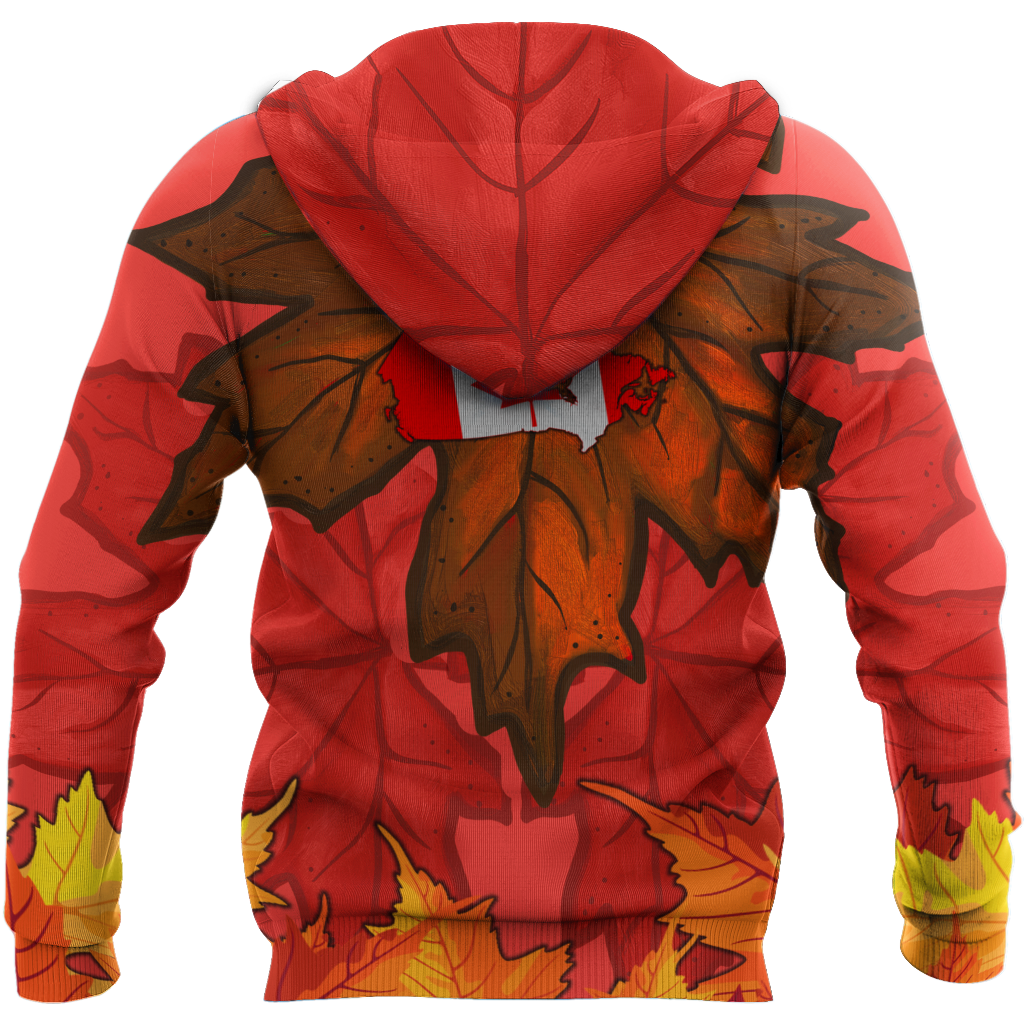 Canada Maple Leaf Autumn Hoodie-HHT08072008