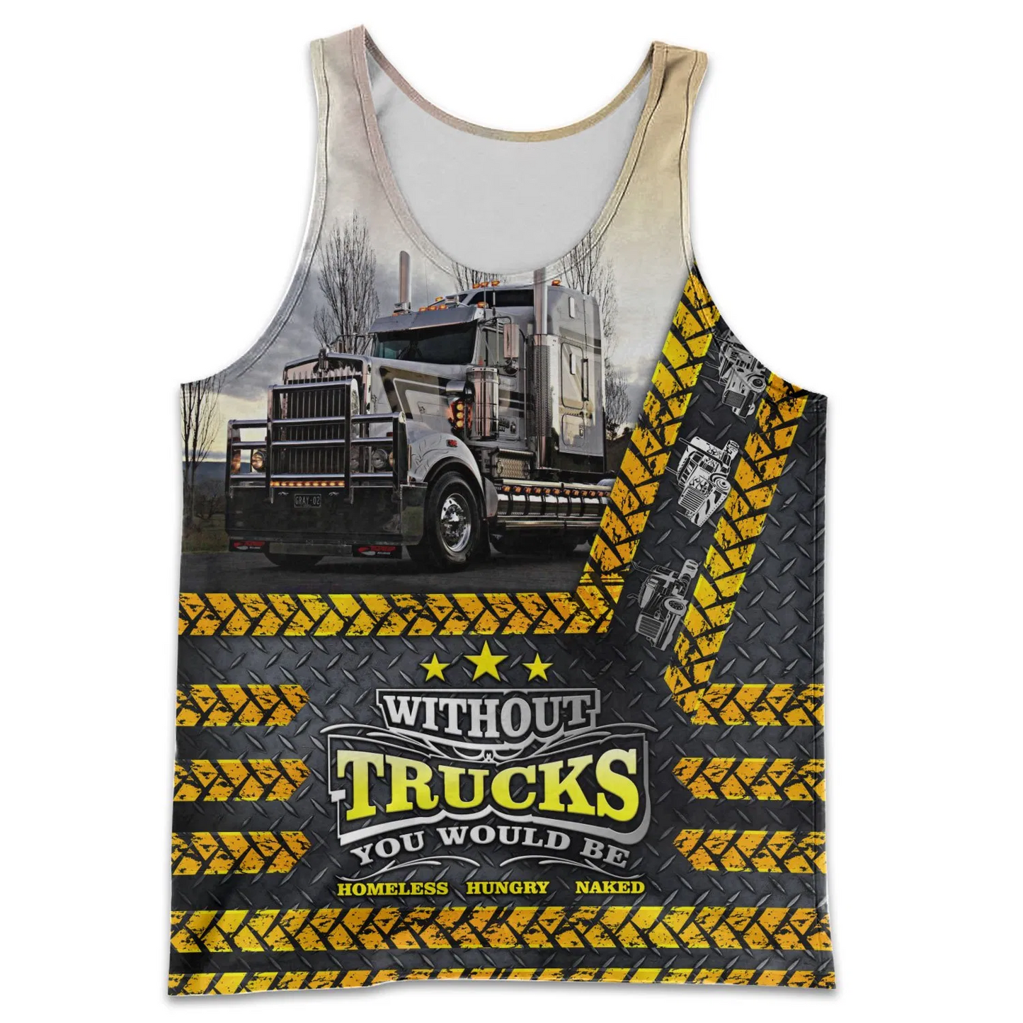 TRUCK DRIVER 3D ALL OVER PRINTED SHIRTS AND SHORT FOR MAN AND WOMEN PL12032004 - Amaze Style™-Apparel