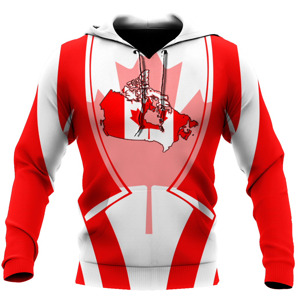 Canada In My Heart Red Maple Leaf Hoodie-HHT09072010