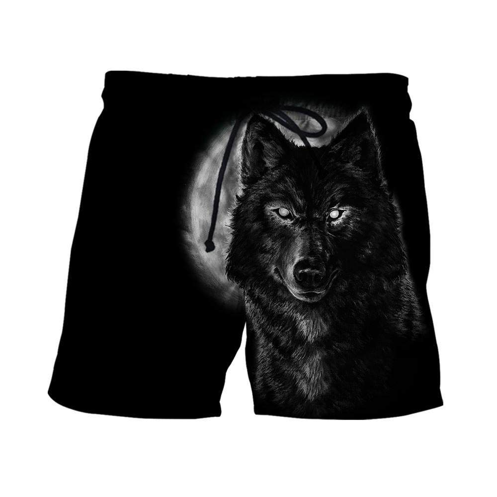 Wolf in Moon 3D All Over Printed Shirt for Men and Women
