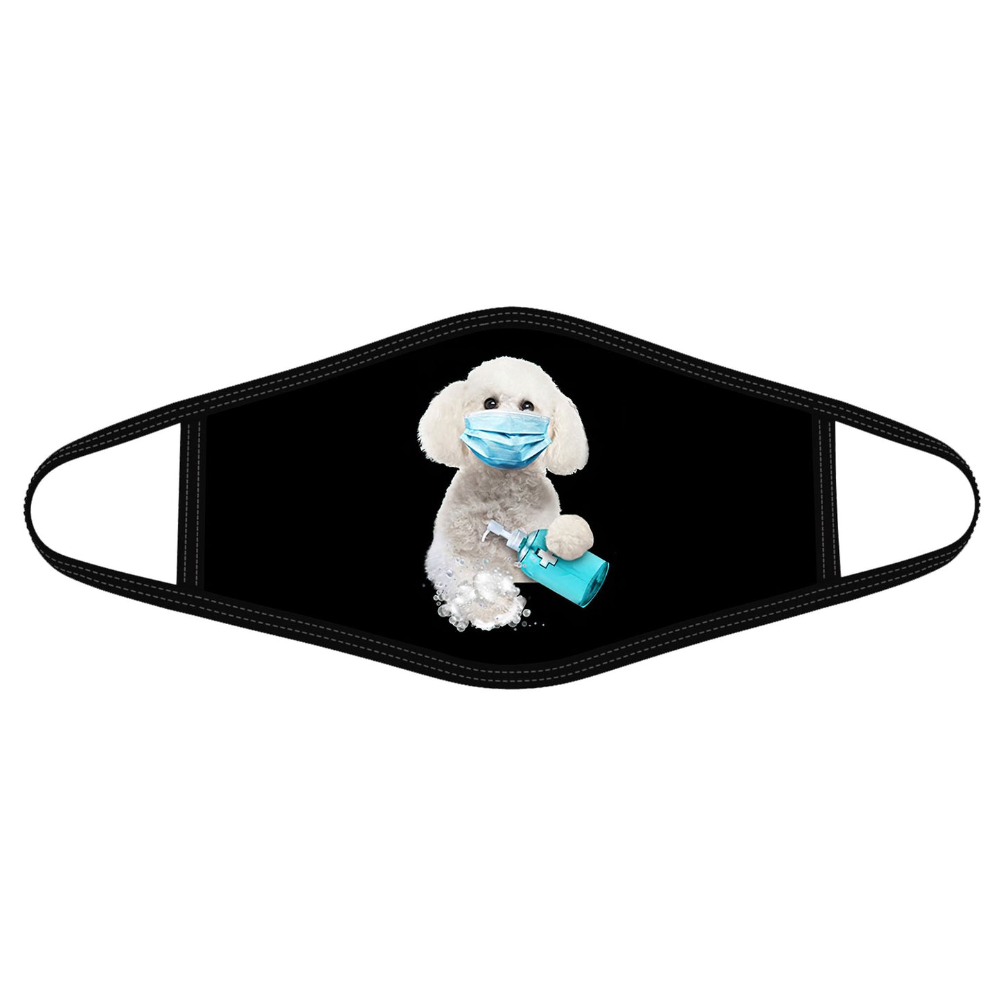 Dog Mask Bichon-Face Mask-Wash Mask- Face Mask CB