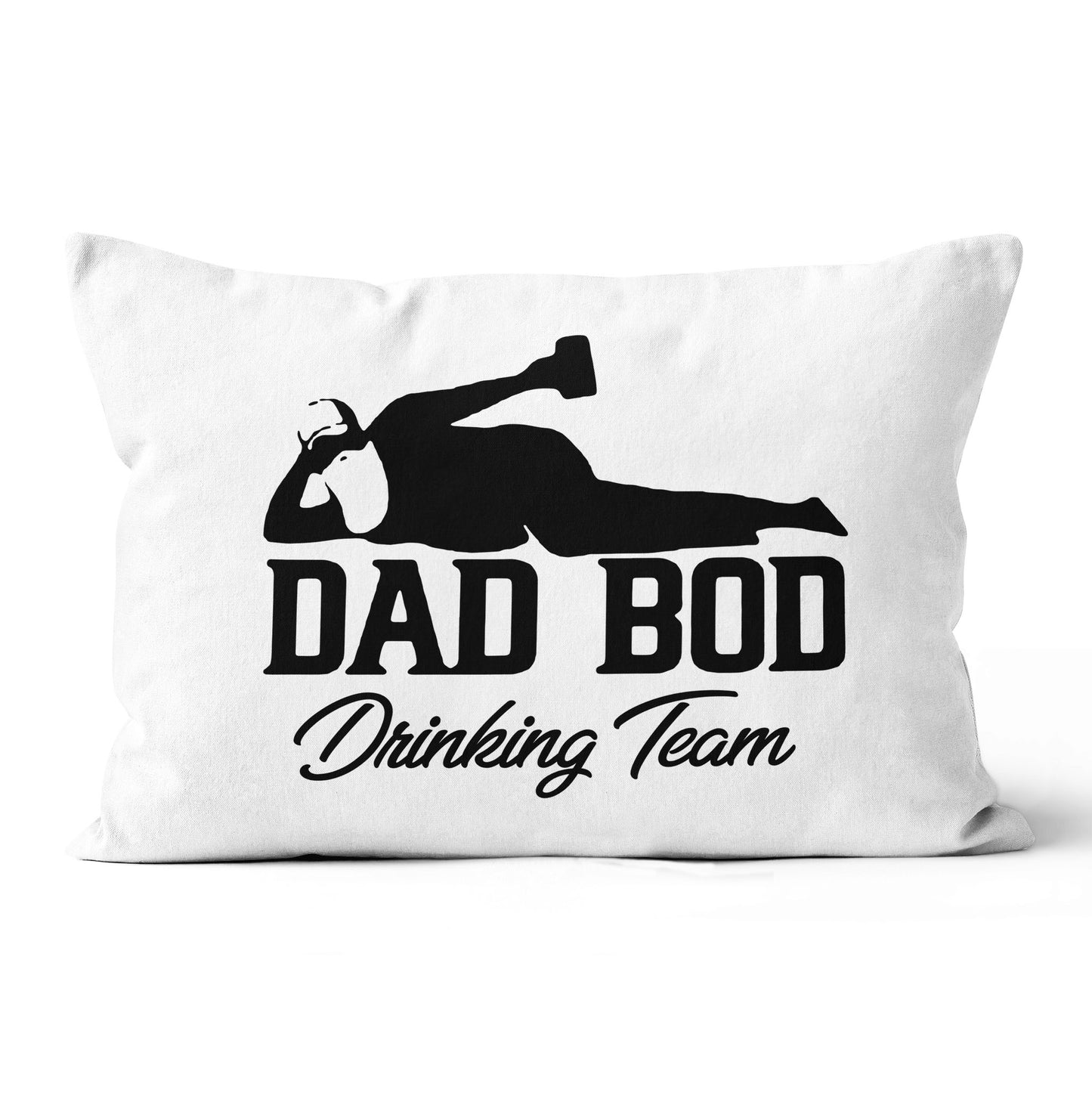 Canvas Throw Pillow Best Gift Dad Bod Drinking Team