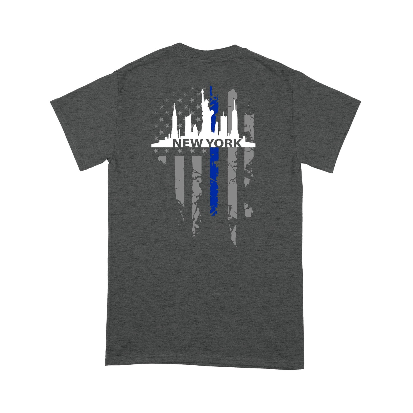 Thin Blue Line T-shirt Special Gift For Policeman New York Shirt