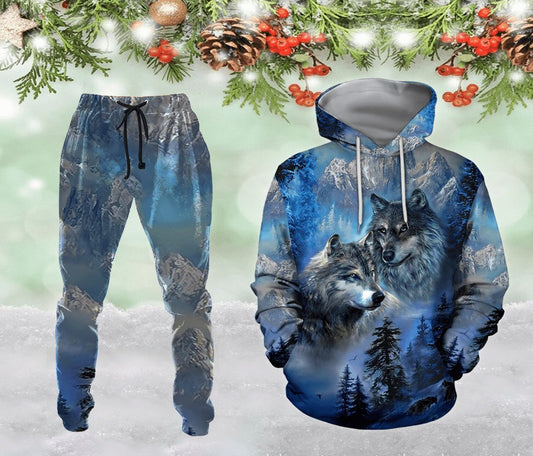 Wolf Native American 3D All Over Printed Unisex Shirts