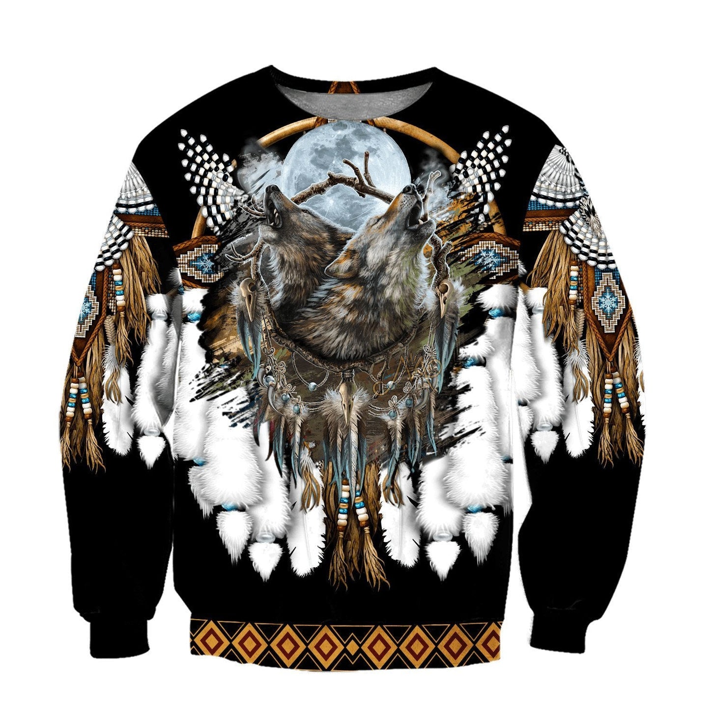 Wolf 3D All Over Printed Unisex Shirts