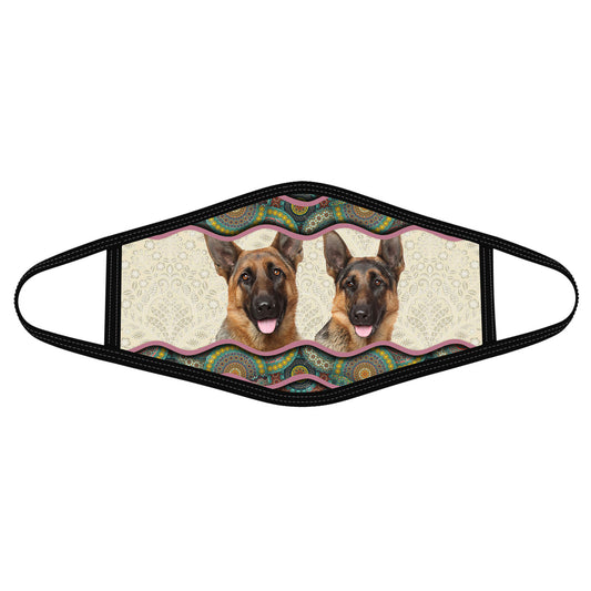 Vintage German Shepherd Face Mask DL