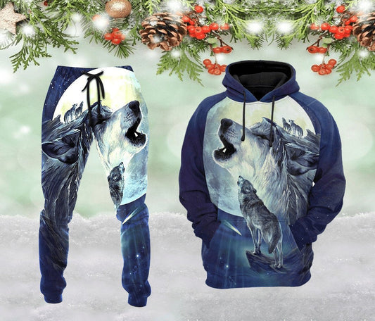 Wolf 3D All Over Printed Unisex Shirts