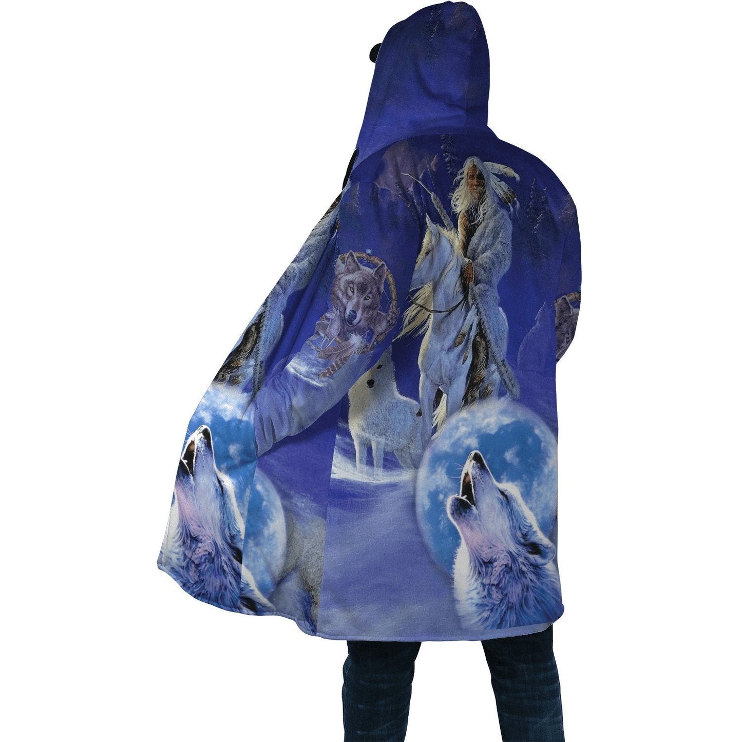 Wolf Native American 3D All Over Printed Unisex Shirts